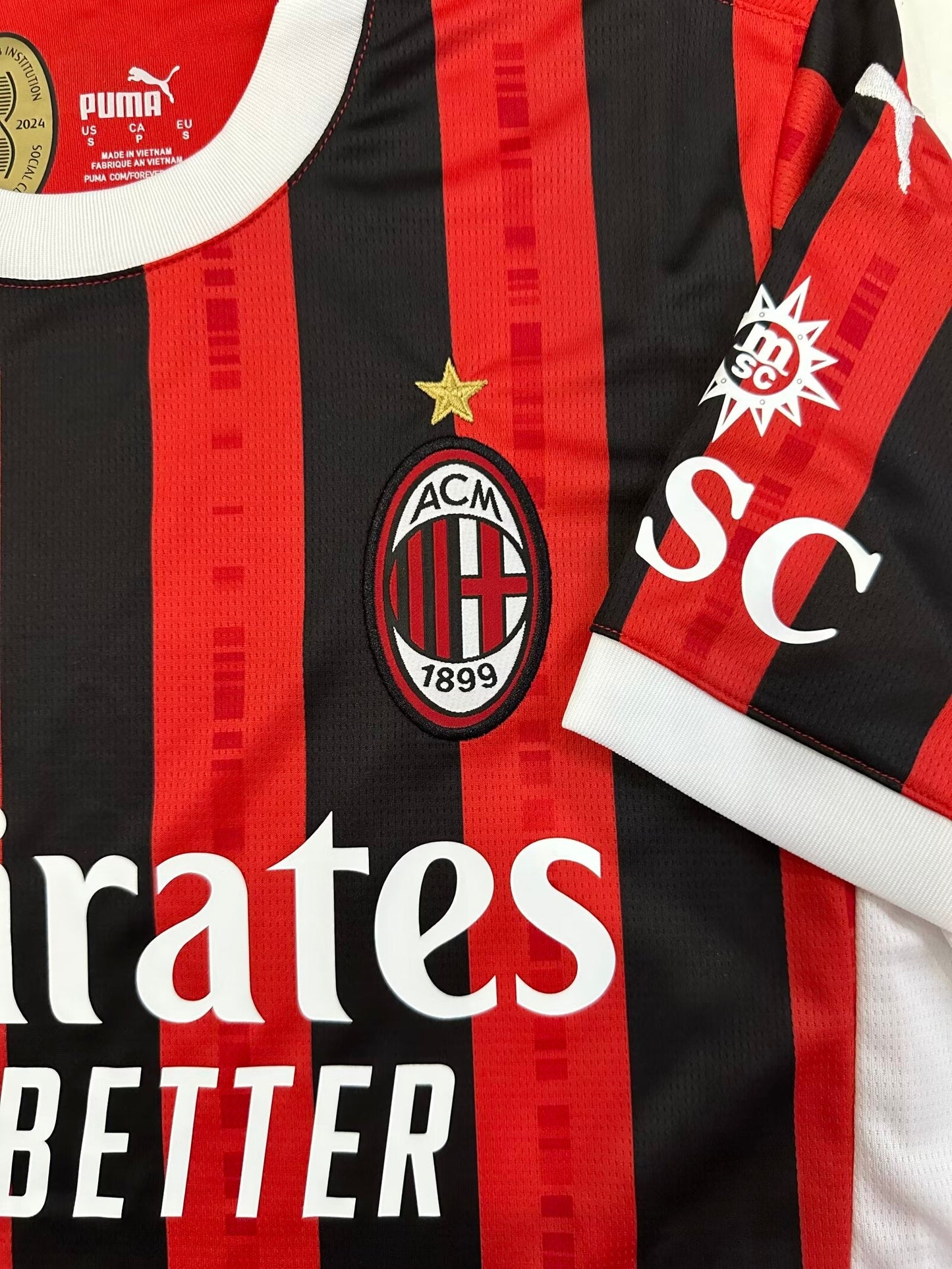 Maillot AC Milan 2024/2025 Domicile